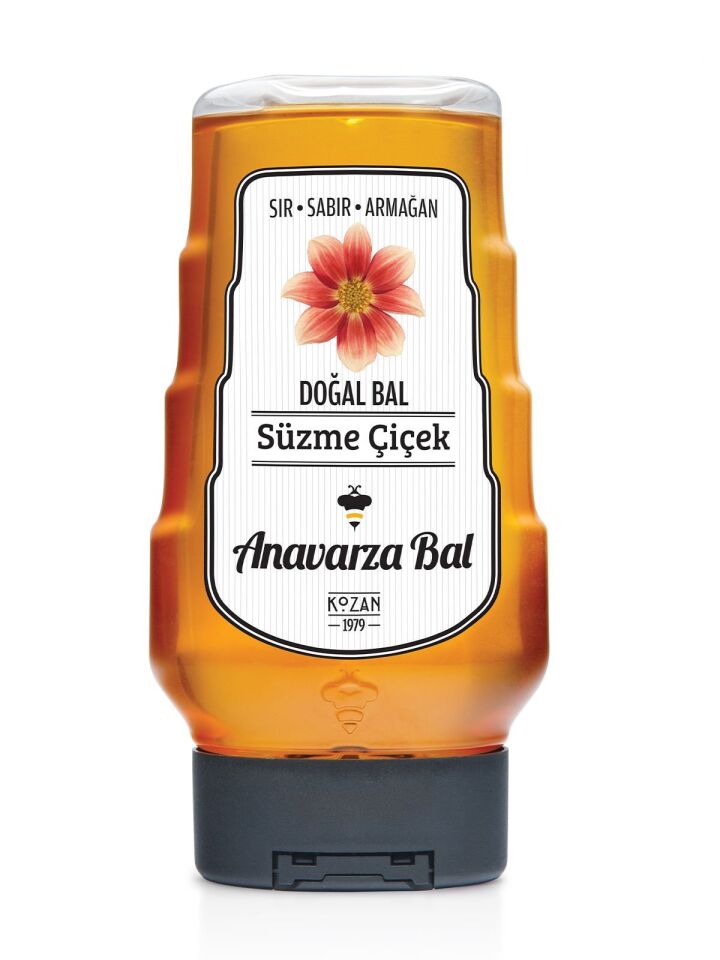 Anavarza Akıllı Kapaklı Süzme Çiçek Balı 325g