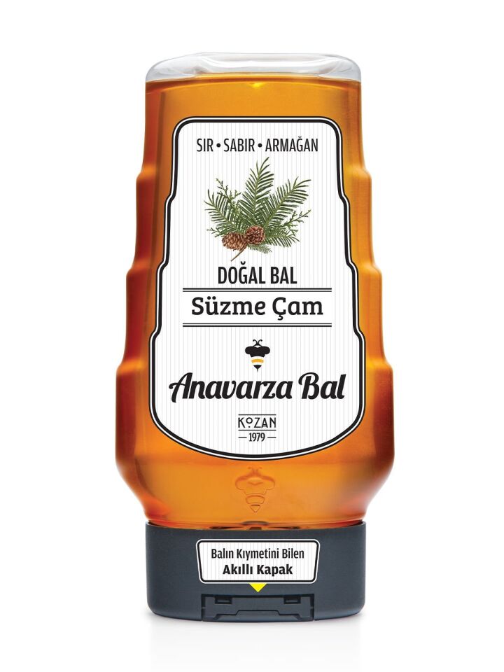 Anavarza Akıllı Kapaklı Süzme Çam Balı 325g