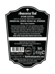 Anavarza Kestane Çiçeği Balı 450g