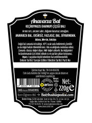 Anavarza Keçiboynuzu (Harnup) Çiçeği Balı 220g