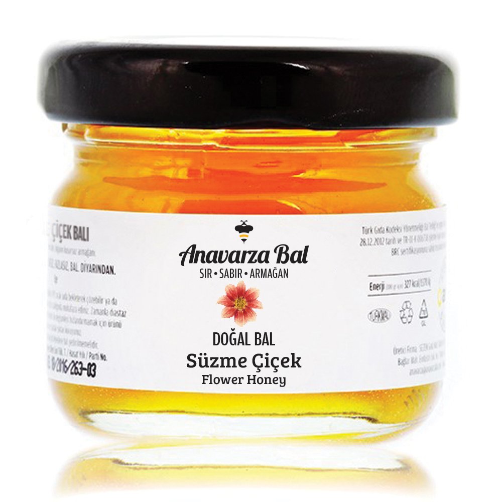 Anavarza Kavanoz Süzme Çiçek Balı 32g