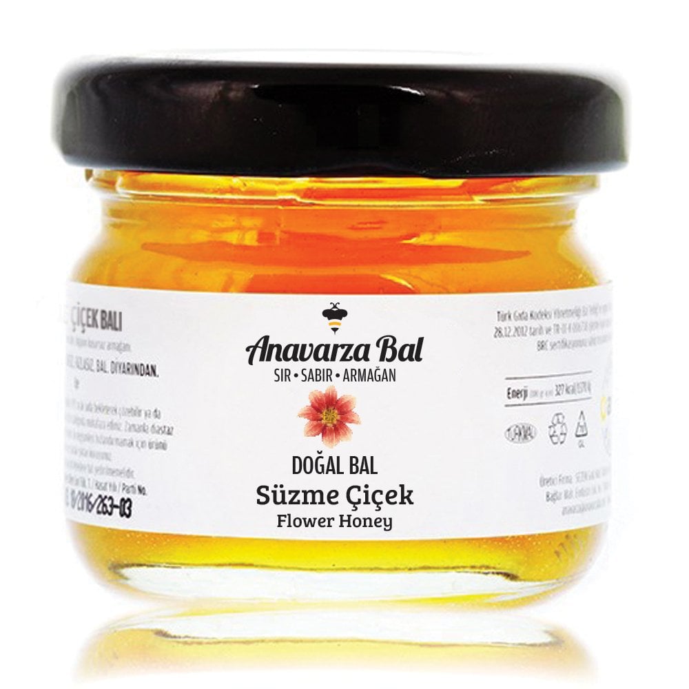 Anavarza Kavanoz Süzme Çiçek Balı 32g