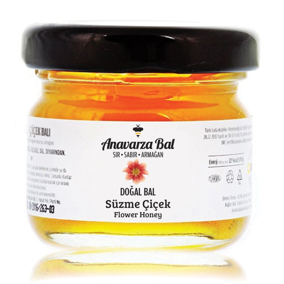 Anavarza Kavanoz Süzme Çiçek Balı 32g