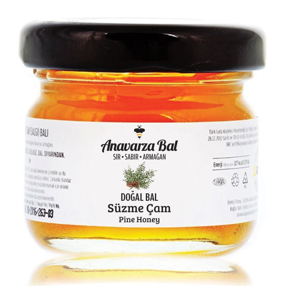 Anavarza Kavanoz Süzme Çam Balı 32g