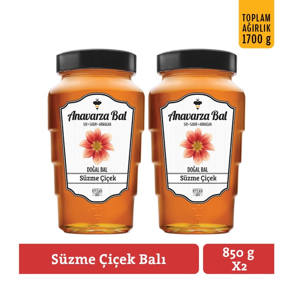 Anavarza Çiçek Balı 850g x 2 Adet