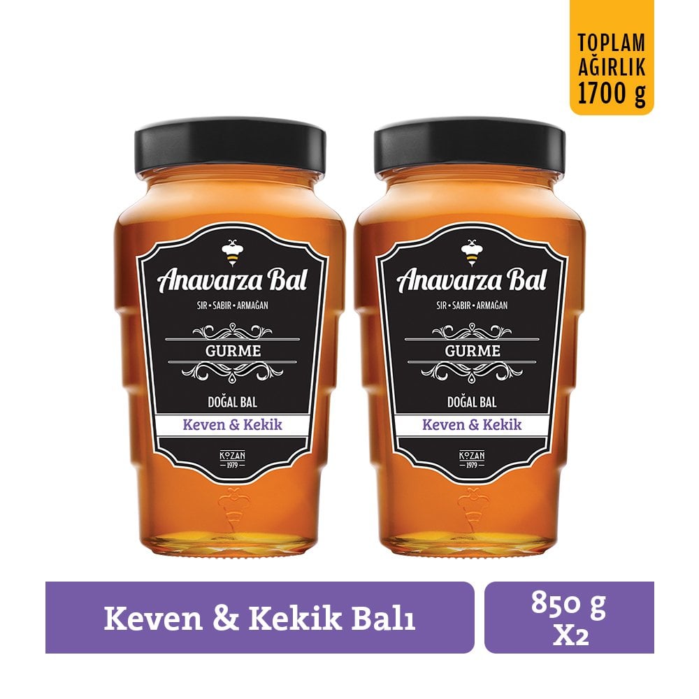 Anavarza Keven & Kekik Balı 850g x 2 Adet