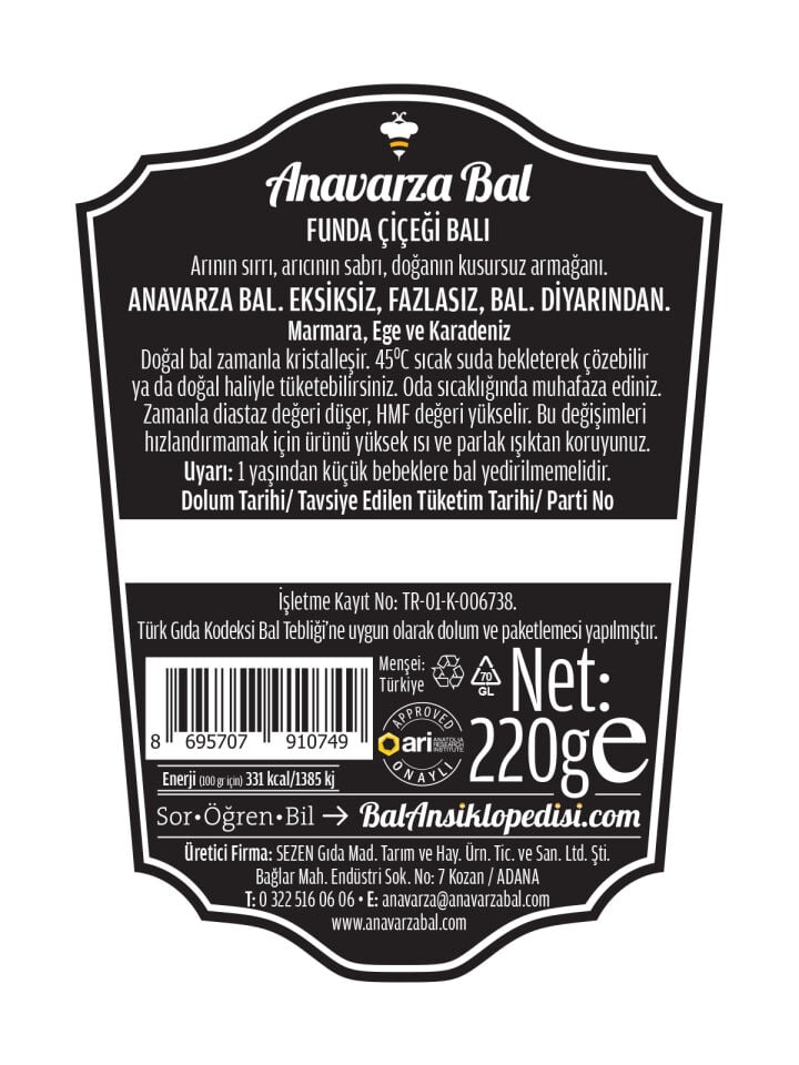 Funda Balı 220g